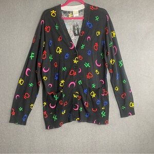 Hot topic Sailor Moon Symbols Girls Cardigan Plus Size 1X